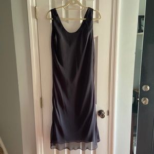 Frascara Charcoal Gray Slip Dress Sleeveless Size 14